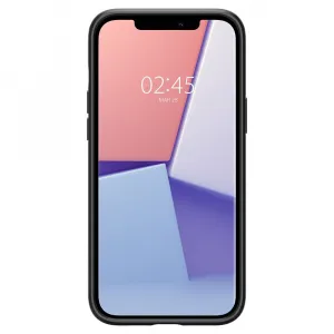 Spigen Liquid Air silikónový kryt na iPhone 12 / 12 Pro, čierny (ACS01701)