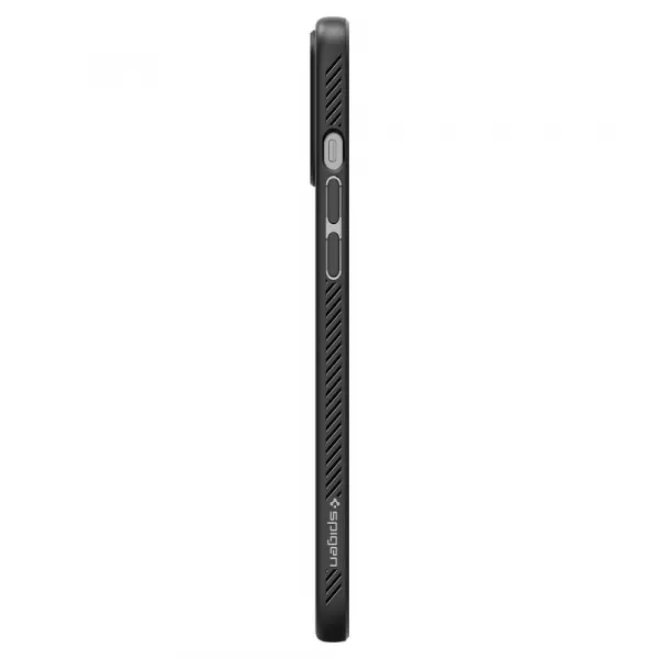 Spigen Liquid Air silikónový kryt na iPhone 12 / 12 Pro, čierny (ACS01701)