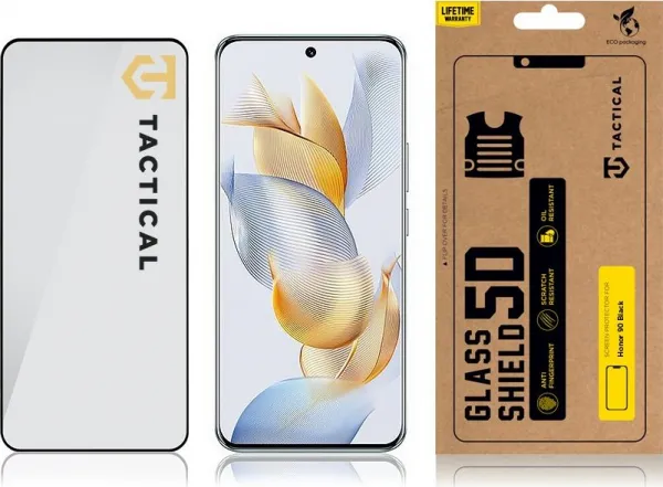 Tactical Glass Shield 5D sklo pro Honor 90 Black