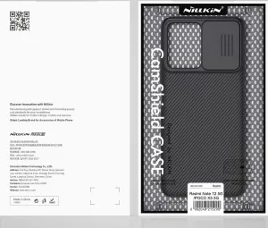 Nillkin CamShield kryt na Xiaomi Redmi Note 12 / Poco X5 5G, čierny