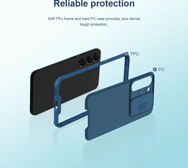 Nillkin CamShield kryt na Samsung Galaxy S23 Plus, čierny