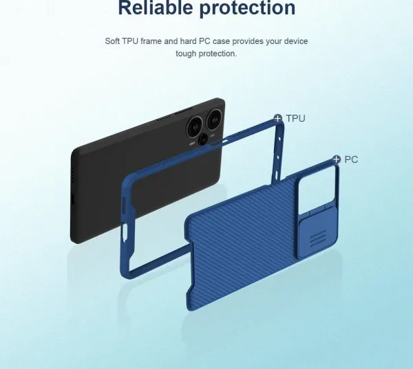Nillkin CamShield kryt na Xiaomi Redmi Note 12 Turbo / Poco F5, čierny