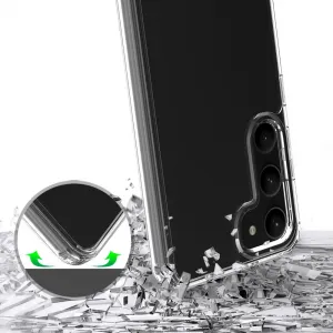 TECH-PROTECT FLEXAIR Hybrid Kryt pre Samsung Galaxy S23, Transparentný