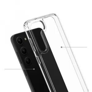TECH-PROTECT FLEXAIR Hybrid Kryt pre Samsung Galaxy S23, Transparentný