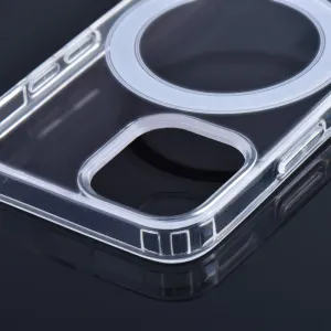 OEM Silikónový kryt s MagSafe pre Apple iPhone 16 Pro, Transparentný