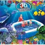 Bazén Bestway nafukovací 3D, 2,62 m x 1,75 m x 51cm