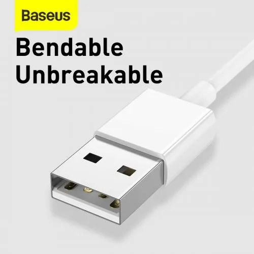 Kábel USB 3w1 Baseus Superior Series, USB do micro USB / USB-C / Lightning, 3,5 A, 1,2 m (biely) 026226