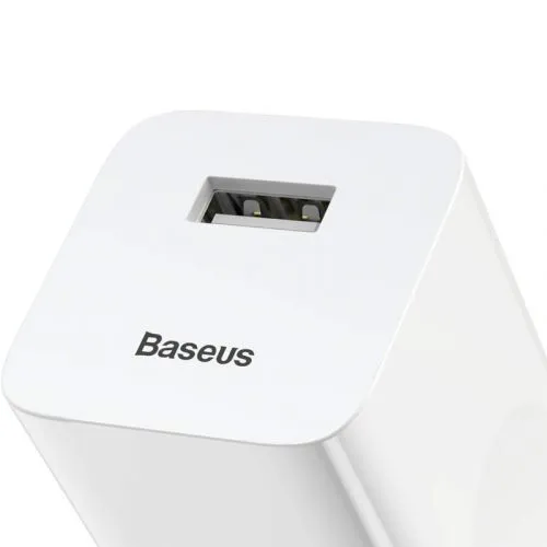 Nabíjacia rýchlonabíjačka Baseus, USB, QC 3.0, 24 W (biela) 015905