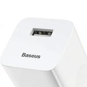 Nabíjacia rýchlonabíjačka Baseus, USB, QC 3.0, 24 W (biela) 015905