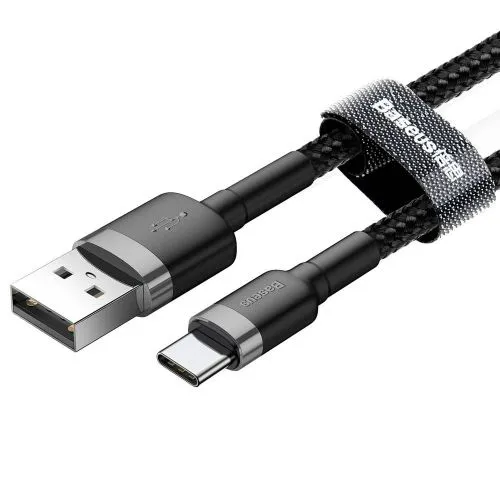 Kábel USB na USB-C Baseus Cafule 2A 3m (šedo-čierny) 020107