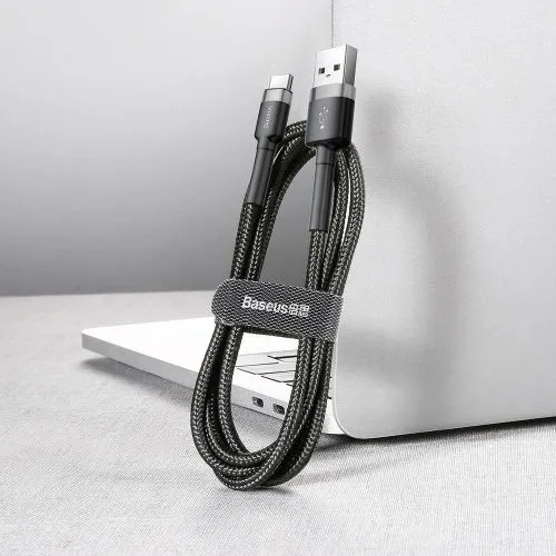 Kábel USB na USB-C Baseus Cafule 2A 3m (šedo-čierny) 020107