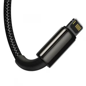 Kábel USB 3w1 Baseus Tungsten Gold, USB do micro USB / USB-C / Lightning, 3,5 A, 1,5 m... 025726