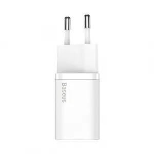 Baseus Super Si Quick Charger 1C 30W nástenná nabíjačka (biela) 027582
