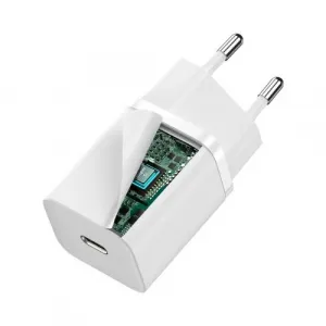 Baseus Super Si Quick Charger 1C 30W nástenná nabíjačka (biela) 027582