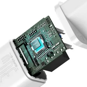 Baseus Super Si Quick Charger 1C 30W nástenná nabíjačka (biela) 027582