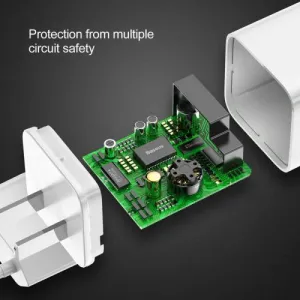 Nabíjacia rýchlonabíjačka Baseus, USB, QC 3.0, 24 W (biela) 015905