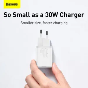 Baseus Super Si Quick Charger 1C 30W nástenná nabíjačka (biela) 027582