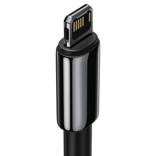 Baseus Tungsten Gold USB-Lightning kábel, 2,4A, 1m (čierny) 025645