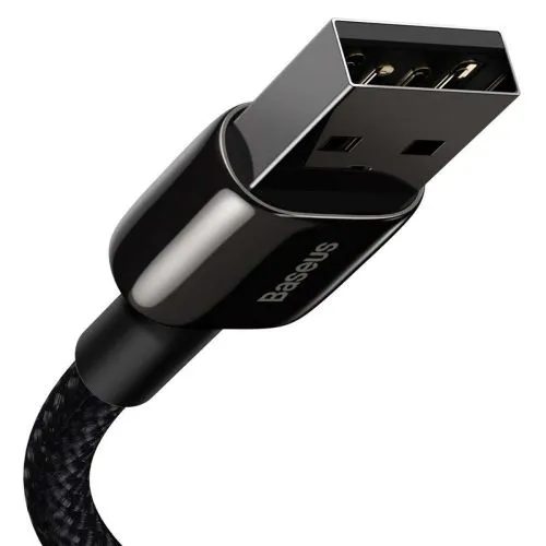 Baseus Tungsten Gold USB-Lightning kábel, 2,4A, 1m (čierny) 025645