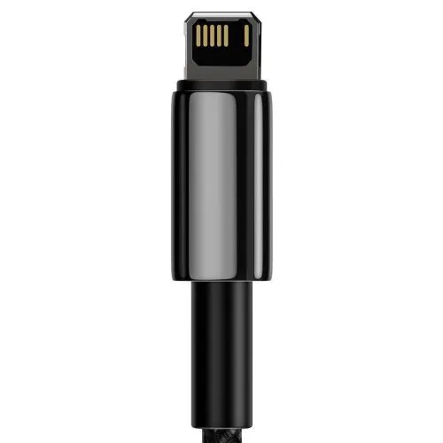 Baseus Tungsten Gold USB-Lightning kábel, 2,4A, 1m (čierny) 025645