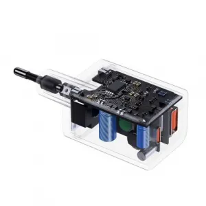Baseus Quick Nabíjačka USB-A/ USB-C 30W, Biela