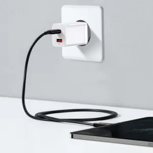 Baseus Quick Nabíjačka USB-A/ USB-C 30W, Biela