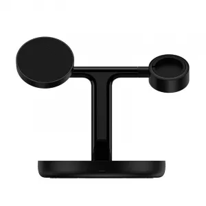 Magnetic Charging Bracket Baseus Swan 3 in 1 20W (black) Varianta: uniwersalny