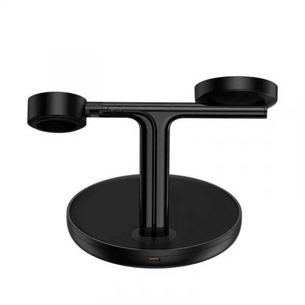 Magnetic Charging Bracket Baseus Swan 3 in 1 20W (black) Varianta: uniwersalny