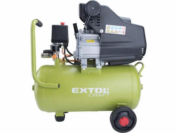 EXTOL CRAFT 418201 Kompresor olejový, 1100W, prac. tlak 800kPa, nádoba 24l