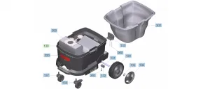 Kärcher Parts NT 301 Tact L - Diely komplet Diel: 321-Hose electrically conducting packaged NW
