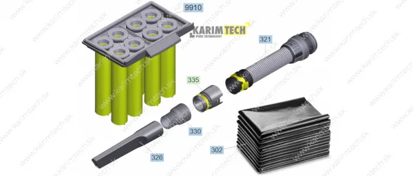 Kärcher Parts NT 301 Tact L - Diely komplet Diel: 321-Hose electrically conducting packaged NW
