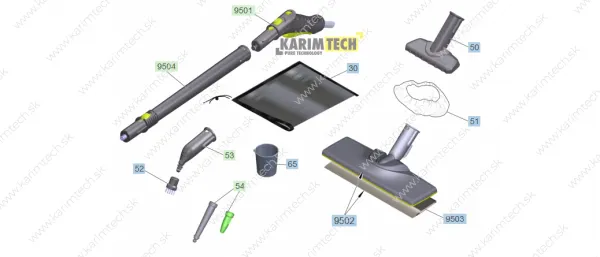 K5*EU SC 1 Easy Fix - Stroj/Príslušenstvo Diel: 9501-Predlžovacia hadica pre SC 1