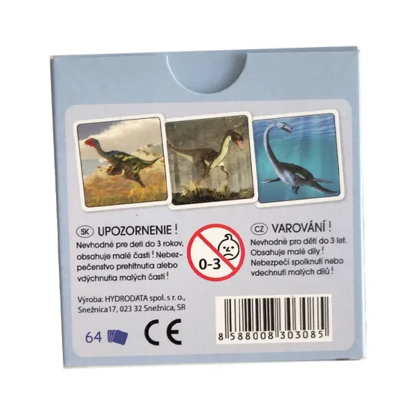 CreativeToys Pexeso Dino Park v krabičke