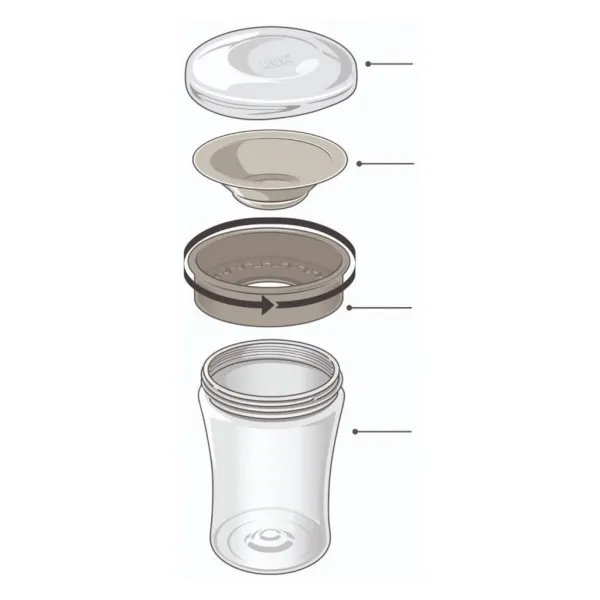 NUK Magic Cup hrnček 360 230 ml modrý