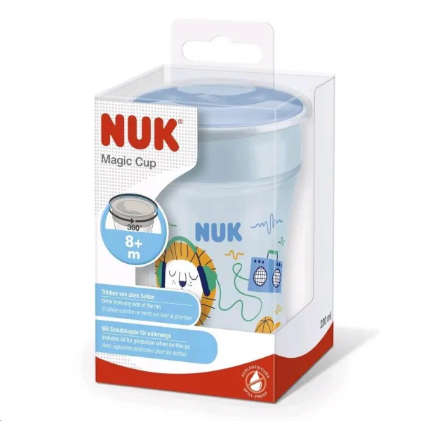 NUK Magic Cup hrnček 360 230 ml modrý