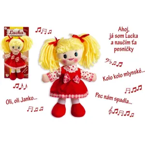Teddies Handrová bábika Lucka, 30 cm, slovensky spievajúca 
