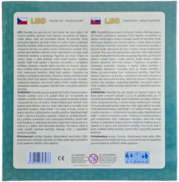 WIKY - Spoločenská hra Les 2-hry