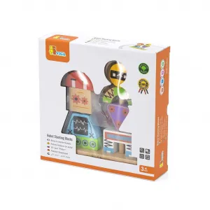 Drevené kocky Viga Robot
