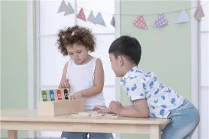 Drevená hra Viga Triedenie odpadu