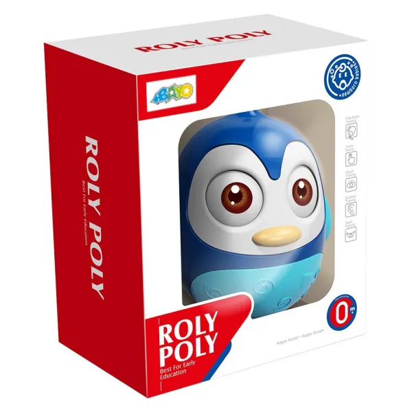 BABY MIX Kývajúca sa hračka Bayo tučniak blue
