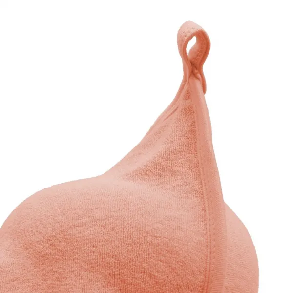 Detská froté osuška s kapucňou New Baby Comfortably 80x80 pink