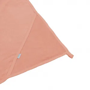 Detská froté osuška s kapucňou New Baby Comfortably 80x80 pink