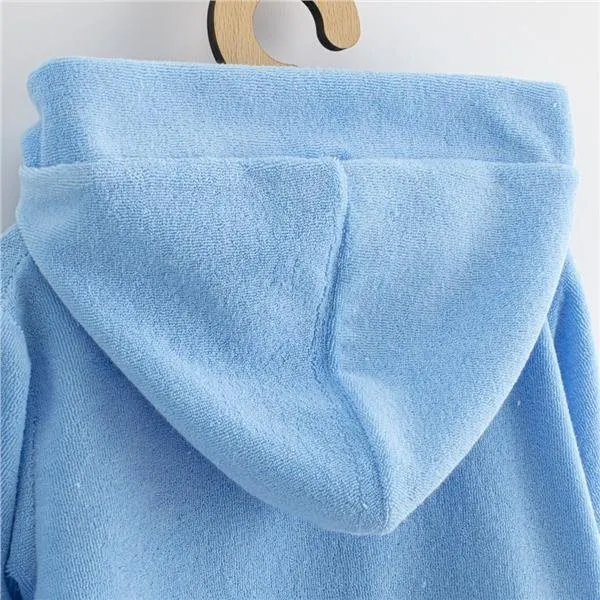 Detský froté župan New Baby Comfortably blue 92/98