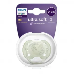 PHILIPS AVENT - Cumlík Ultrasoft Premium 0-6m zelená 1 ks