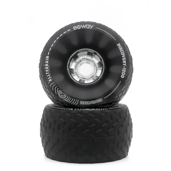 Exway CloudWheel 120mm (čierne, 4ks) EXW0423