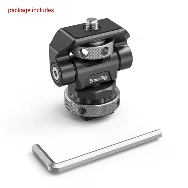 SmallRig Swivel and Tilt Adjustable Monitor Mount with Cold Shoe Mount 2905 2100