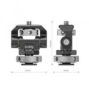 SmallRig Swivel and Tilt Adjustable Monitor Mount with Cold Shoe Mount 2905 2100