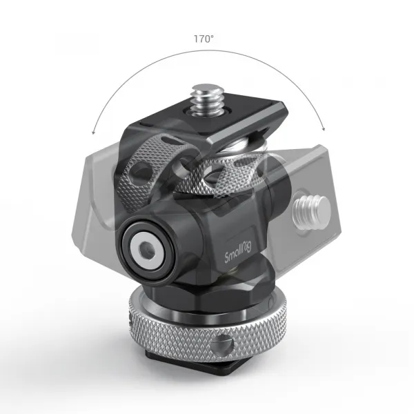 SmallRig Swivel and Tilt Adjustable Monitor Mount with Cold Shoe Mount 2905 2100