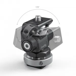 SmallRig Swivel and Tilt Adjustable Monitor Mount with Cold Shoe Mount 2905 2100