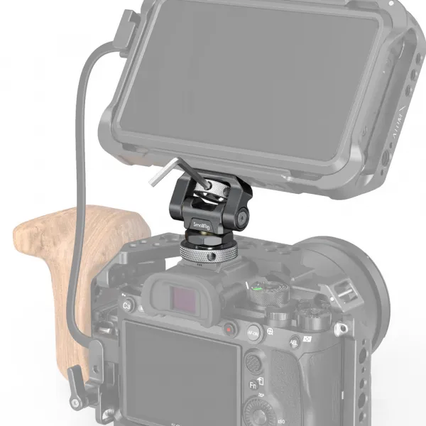 SmallRig Swivel and Tilt Adjustable Monitor Mount with Cold Shoe Mount 2905 2100